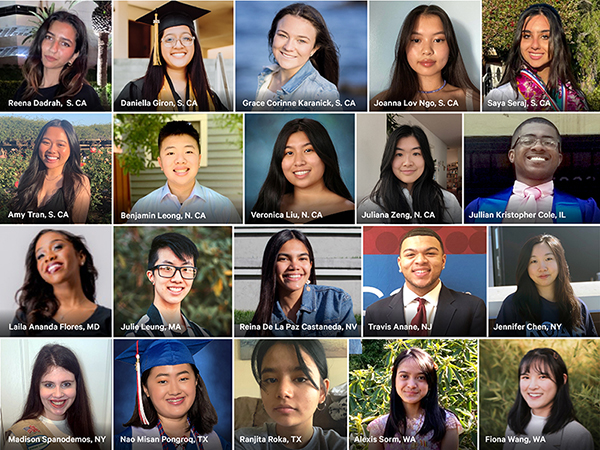 2021 Cathay Bank Foundation Scholarship Recipients