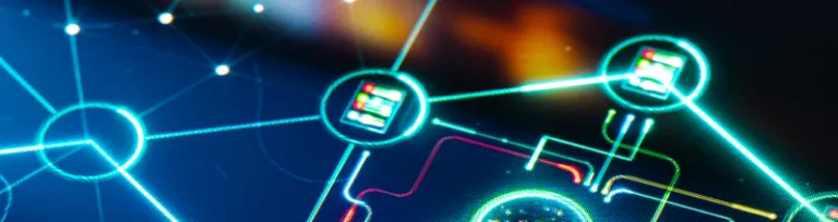 Computer Network Security Solution Concept Background