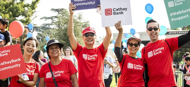 Team members participated in the 2018 Walk for Hope in Los Angeles.